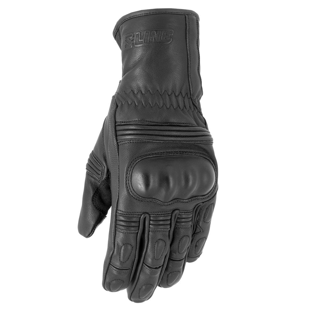 Guanti FROSTER INVERNO S-Line per la moto in pelle NERO