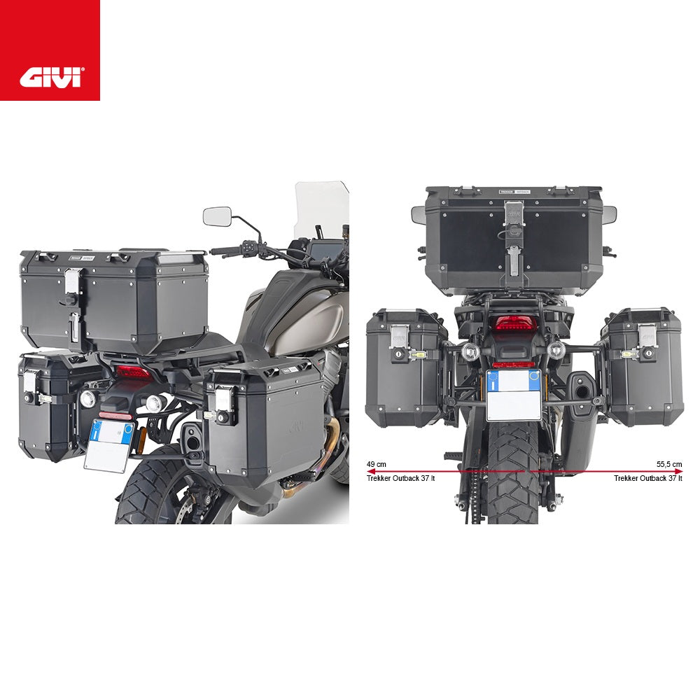 Staffe Laterali Givi PLO8400CAM HARLEY DAVIDSON Pan America 1250 21-24