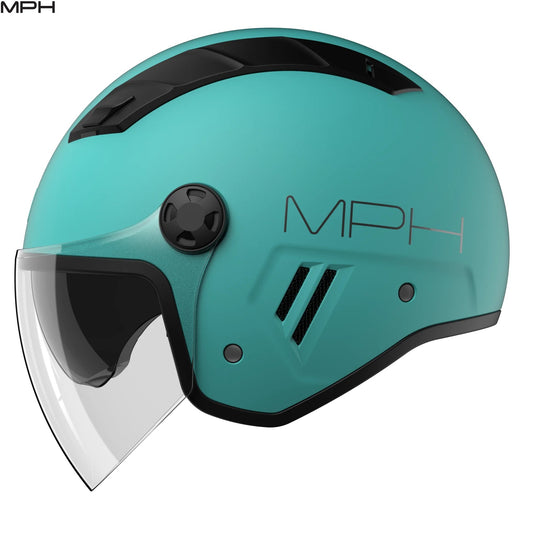 CASCO JET MPH AIRE OMOLOGAZIONE 22-06 AZZURRO TIFFANY