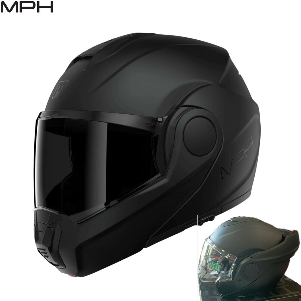 Casco Modulare Convertibile MPH Artra Nero Opaco