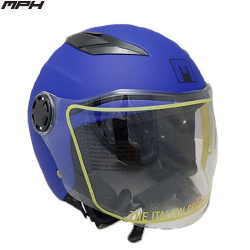 Casco Demi-Jet Bambino JUNIOR MPH 22.06 PLAY MATT BLUE