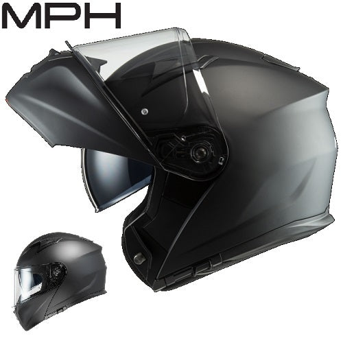 Casco MPH Modulare 22-06 RAPTOR NERO OPACO