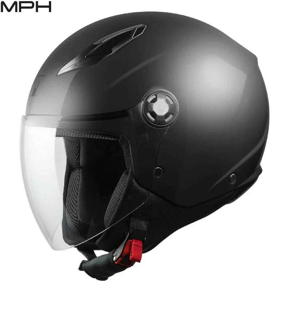 CASCO JET MPH STAR OMOLOGAZIONE 22-06 NERO OPACO