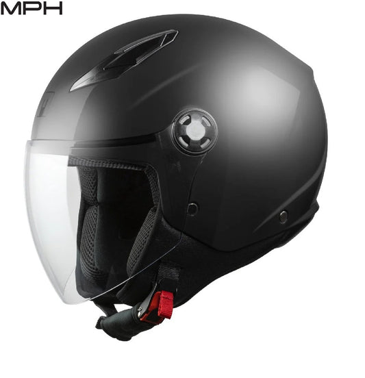 CASCO JET MPH STAR OMOLOGAZIONE 22-06 NERO OPACO