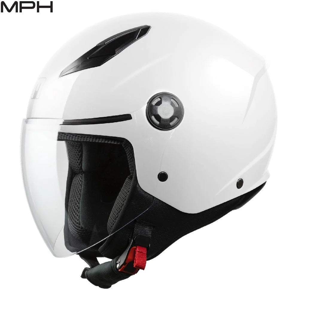 CASCO JET MPH STAR OMOLOGAZIONE 22-06 BIANCO LUCIDO