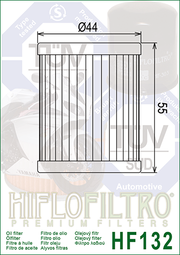 FILTRO OLIO HIFLO HF132 SUZUKI BURGMAN 250-400