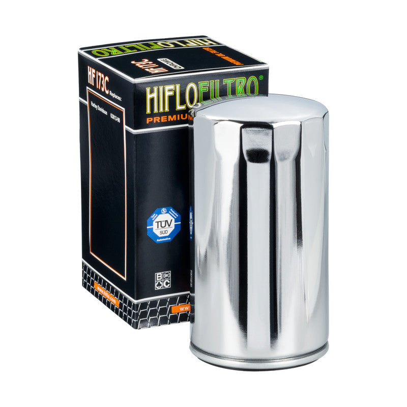 FILTRO OLIO HIFLO HF173C HARLEY DAVIDSON (CROMATO)
