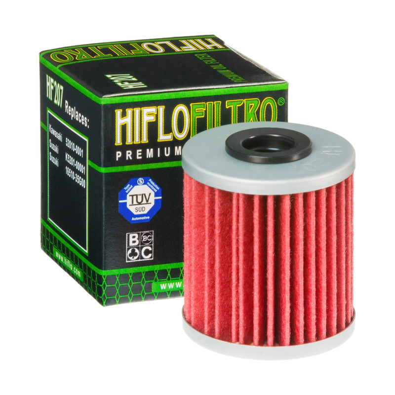 FILTRO OLIO HIFLO HF207 SUZUKI-KAWASAKI 250 4T CROSS