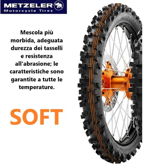 Pneumatico MCE 6 DAYS EXTREME NEW SOFT 90/90-21 M/C 54M M+S