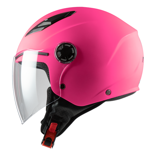 Casco Demi-Jet Bambino JUNIOR MPH 22.06 PLAY MATT FUXIA