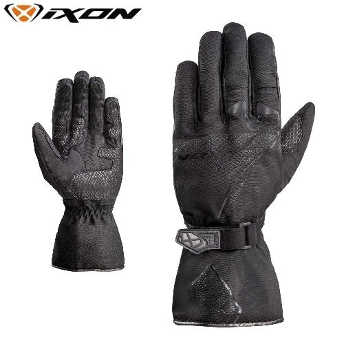 Guanti Moto in Tessuto Impermeabili Ixon PRO INDY Nero (In Esaurimento)