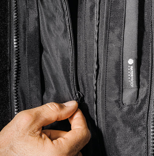 GIACCA IXON BALDER TESSUTO UOMO nero-grigio-giallo vivo