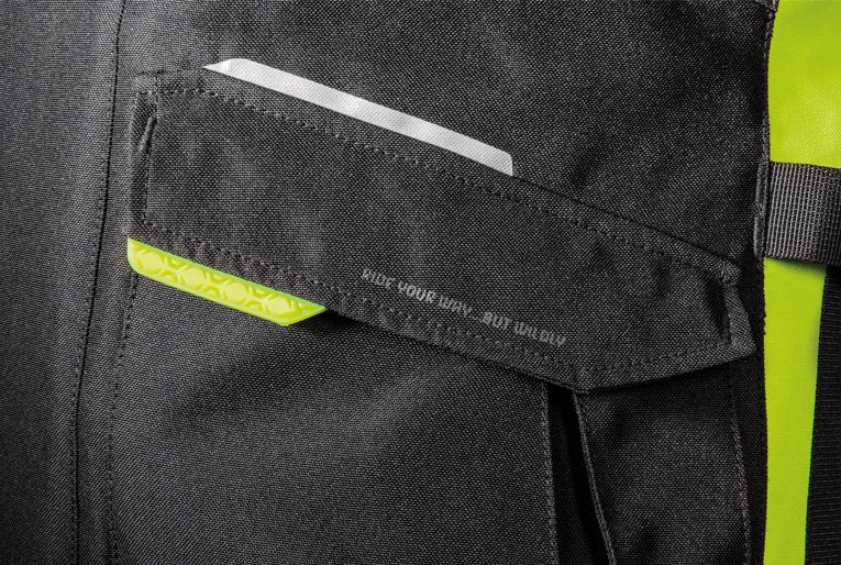 GIACCA IXON BALDER TESSUTO UOMO nero-grigio-giallo vivo