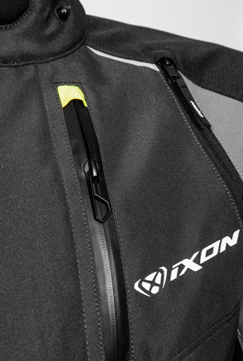 GIACCA IXON BALDER TESSUTO UOMO nero-grigio-giallo vivo