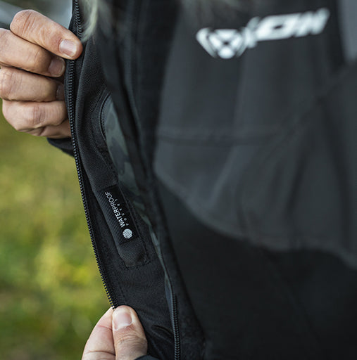 Giacca IXON BALDER LADY in tessuto Nero grigio giallo vivo