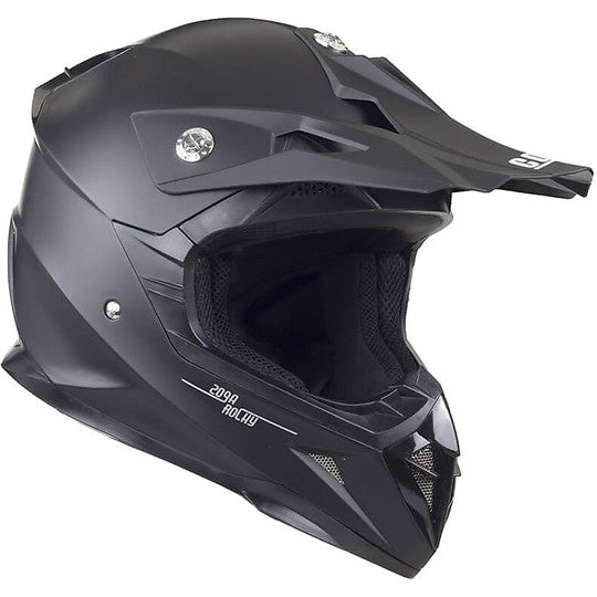 Casco da Bambino Moto Cross Enduro CGM 209A ROCKY Nero Opaco
