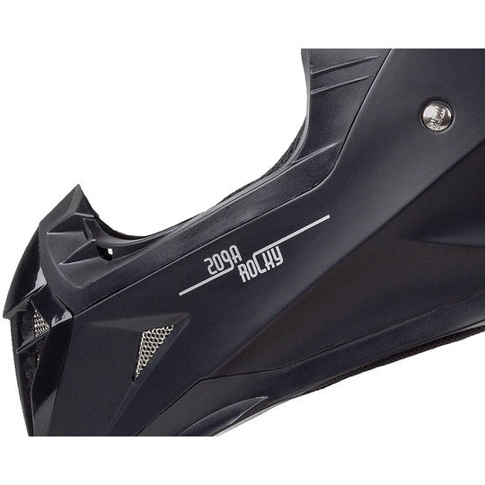 Casco da Bambino Moto Cross Enduro CGM 209A ROCKY Nero Opaco