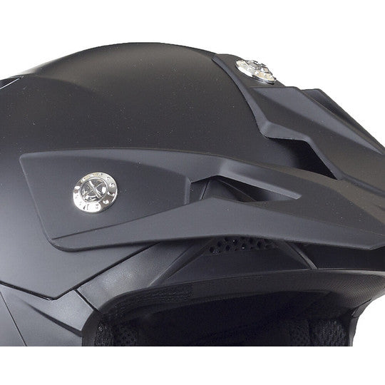 Casco da Bambino Moto Cross Enduro CGM 209A ROCKY Nero Opaco