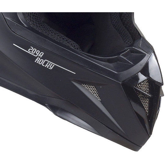 Casco da Bambino Moto Cross Enduro CGM 209A ROCKY Nero Opaco