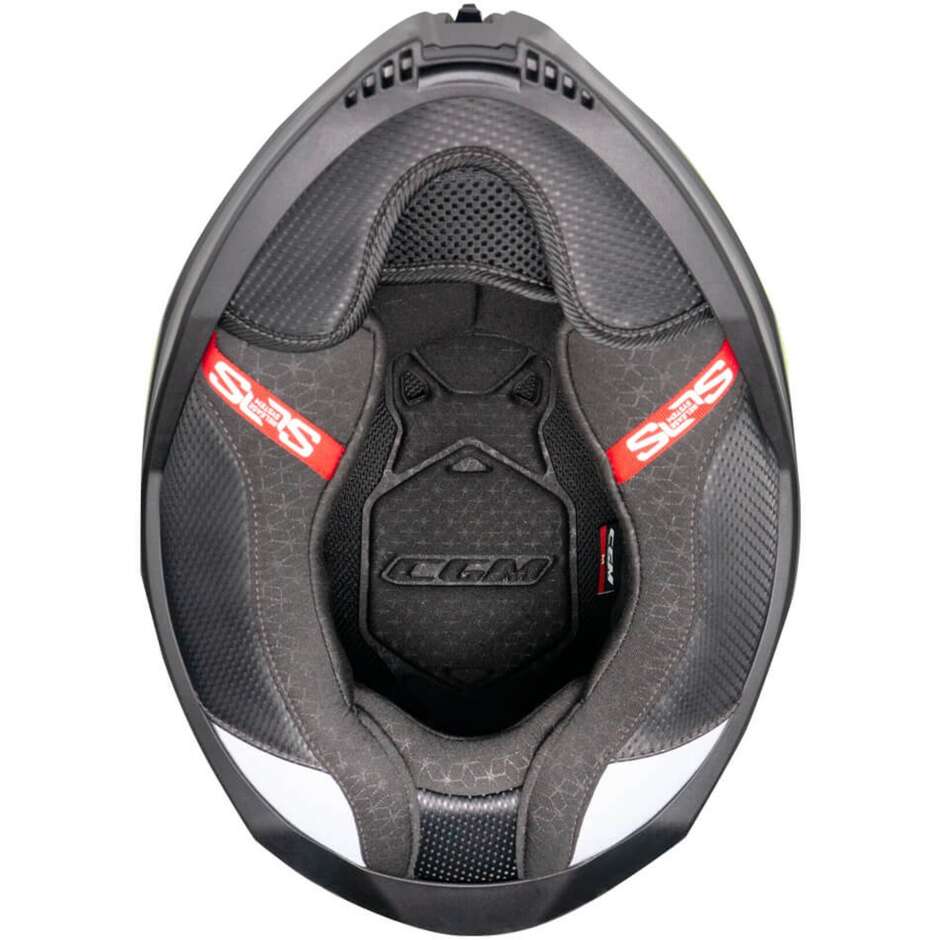 Casco Moto Integrale CGM 363G SHOT RACE Antracite Rosso opaco
