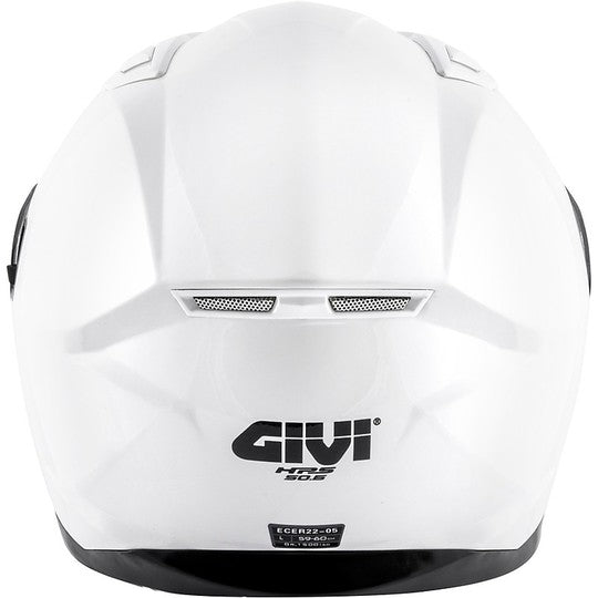 Casco Moto Integrale Givi 50.6 STOCCARDA Solid Bianco Lucido (In Esaurimento)
