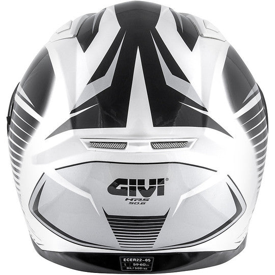 Casco Moto Integrale Givi 50.6 STOCCARDA Titanio Opaco Bianco (In Esaurimento)