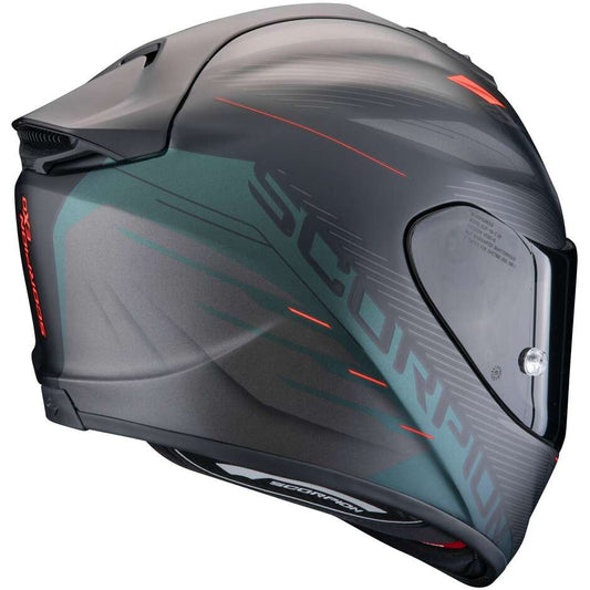 Casco Moto Integrale In Fibra Scorpion EXO 1400 EVO 2 AIR LUMA Nero Verde (In Esaurimento)