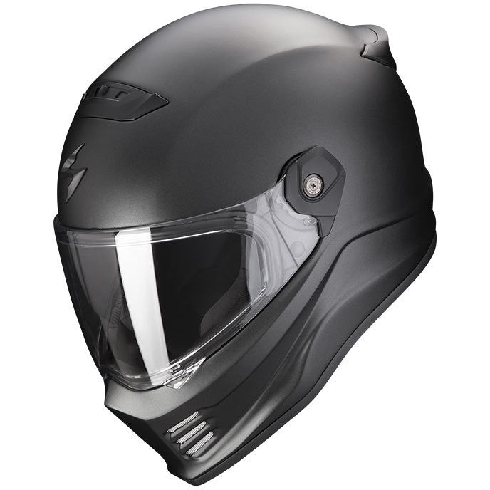 Casco Moto Integrale Scorpion COVERT FX SOLID Nero Opaco
