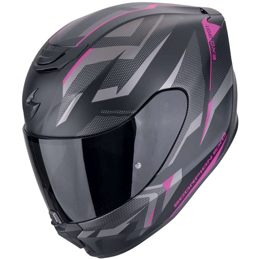 Casco Moto Integrale Scorpion EXO-391 AAXO Nero opaco Rosa