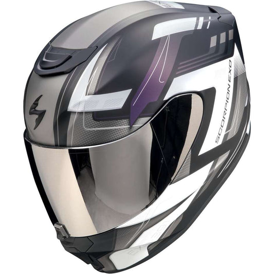 Casco Moto Integrale Scorpion EXO-391 CAPTOR Nero opaco Camaleonte