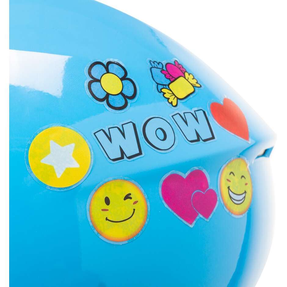 Casco Moto Jet Bambino CGM 261a MINI MONO Celeste