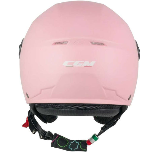 Casco Moto Jet Bambino CGM 261a MINI MONO Rosa Opaco