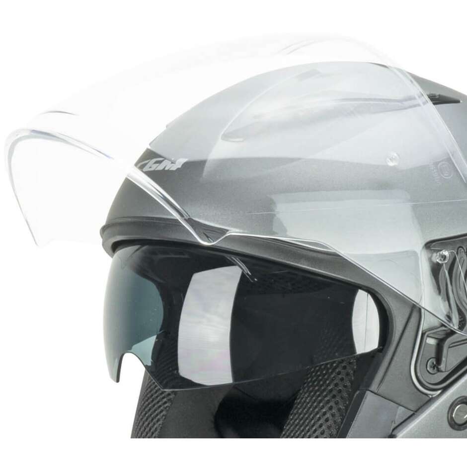 Casco Moto Jet CGM 136A DNA MONO Antracite satinato