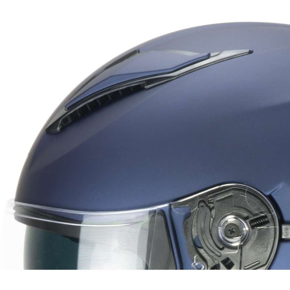 Casco Moto Jet CGM 136A DNA MONO Blu Opaco