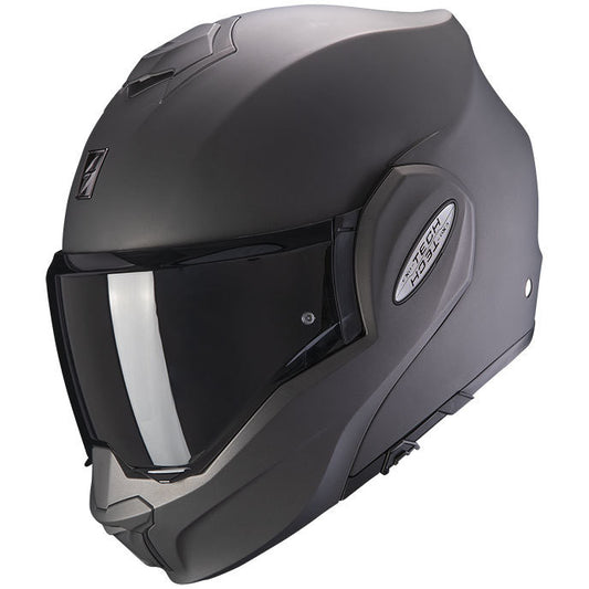 Casco Moto Modulare P/J Scorpion EXO-TECH EVO SOLID Antracite Opaco