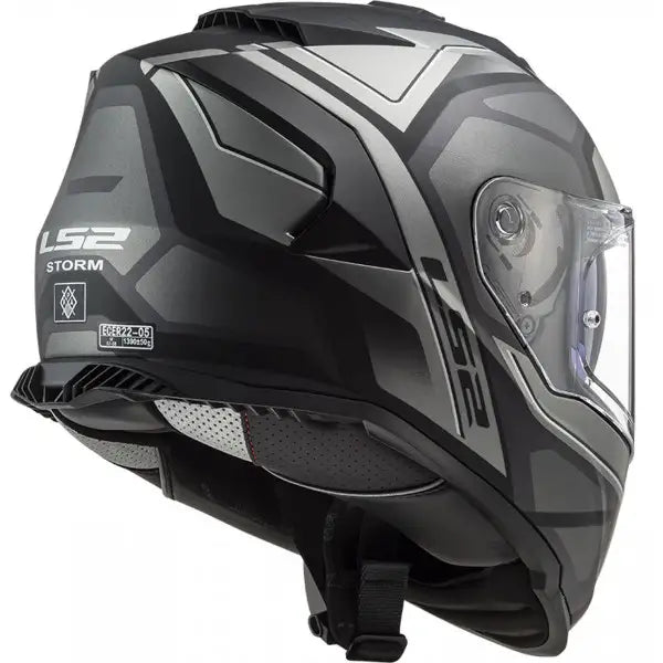 CASCO LS2 FF800 STORM NERVE MATT TITANIUM (In Esaurimento)