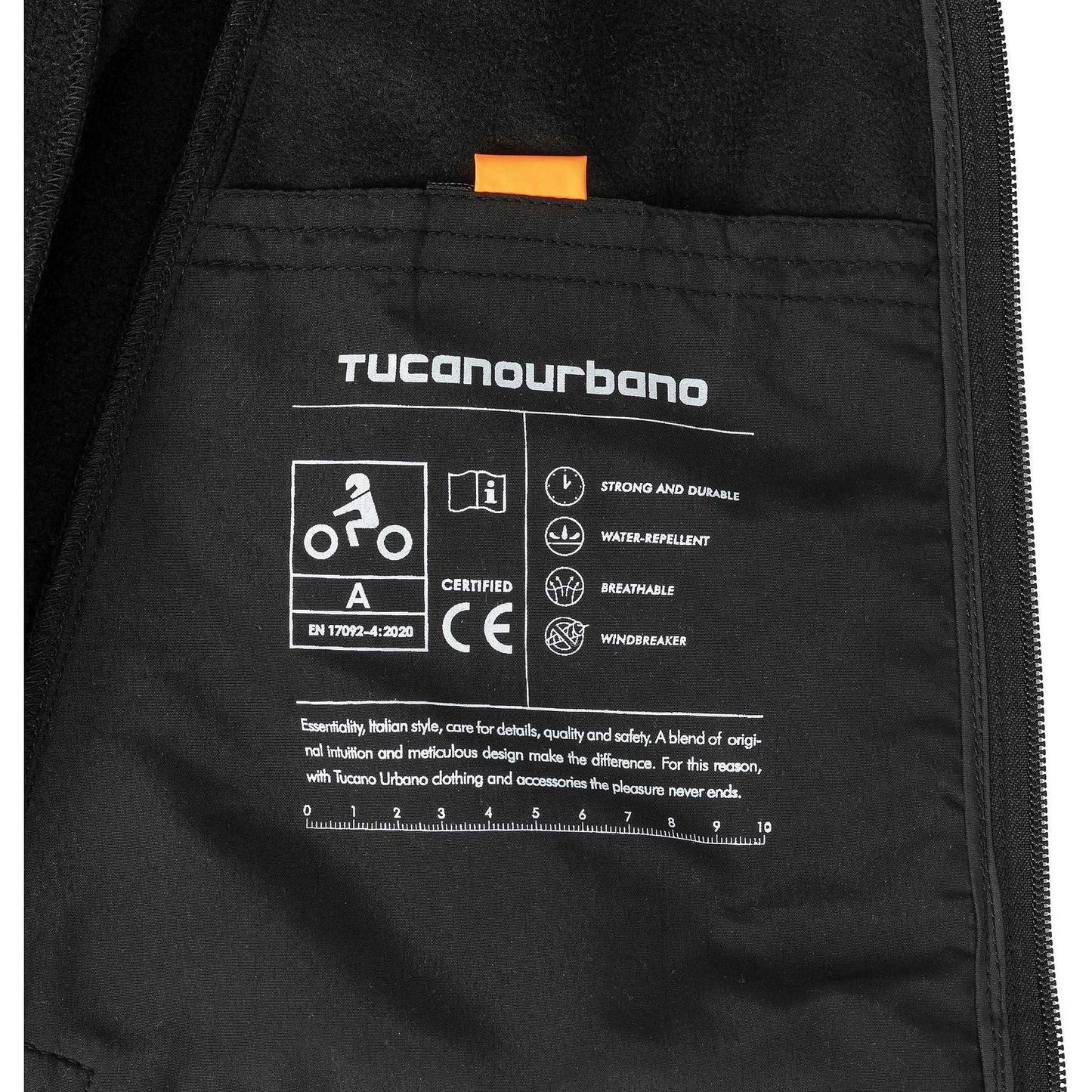 Giacca Moto Tessuto Tucano Urbano 8211mf378 OVETTO CE Nero