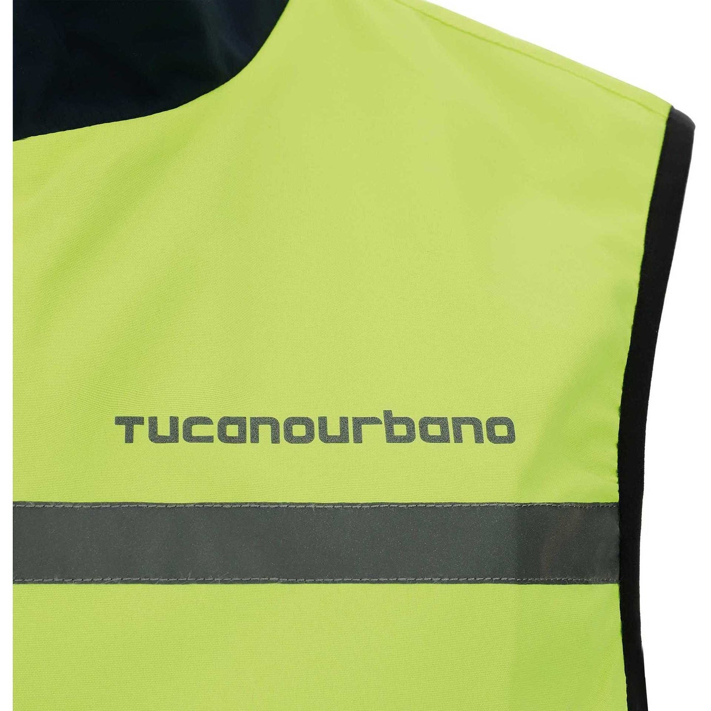 Giacche Bici Tucano Urbano b701NANO SWITCH GILET Blu Scuro Giallo Fluo