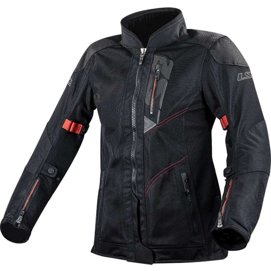Giubbotto Moto Donna Estivo Ls2 ALBA LADY Nera Certificato (In Esaurimento)
