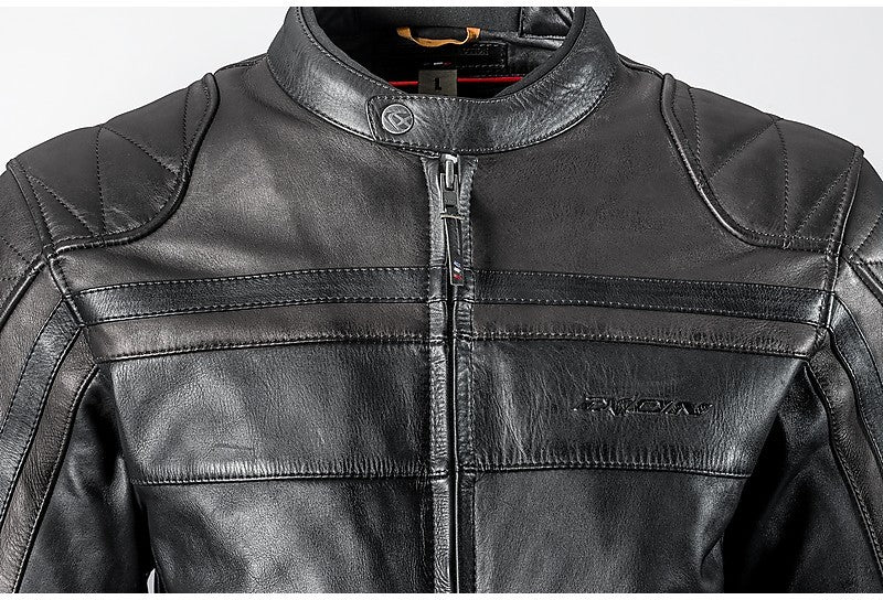 PIONEER GIUBBOTTO PELLE UOMO MARRONE-NERO (In Esaurimento)