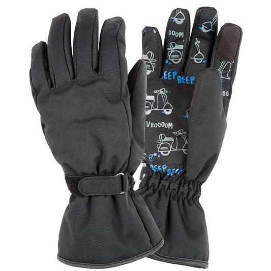 Guanti Moto da Bambino Tucano Urbano 9953HK PASSWORD KID CE Impermeabili Nero