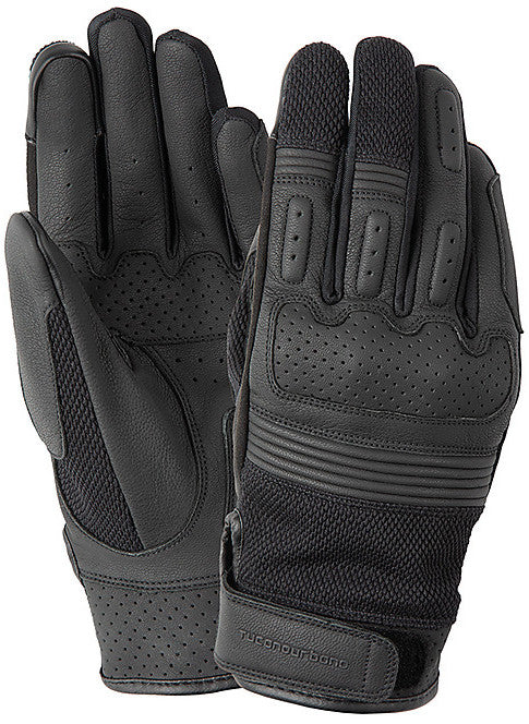 Guanti Moto in Pelle CE Tucano Urbano 9987HM ANDREW Nero
