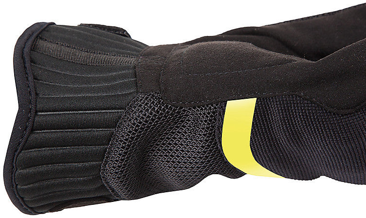 Guanti Moto in Tessuto Tucano Urbano 9962HM PENNA Nero Giallo Fluo
