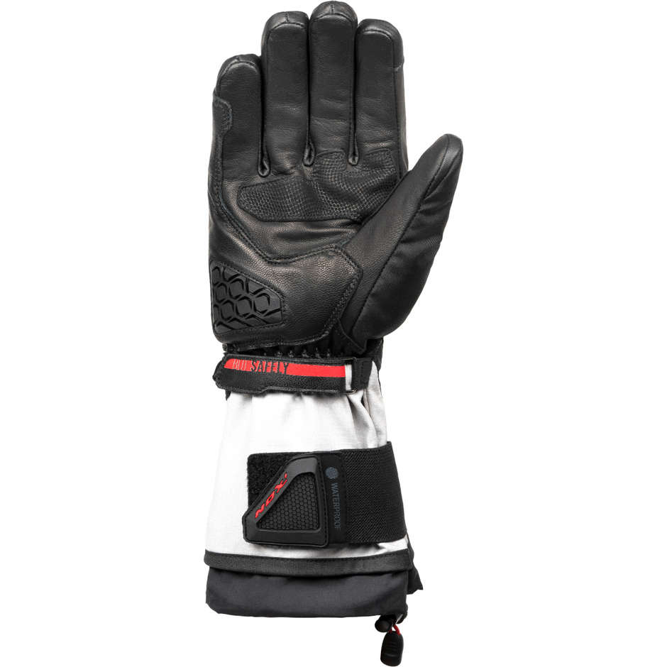 Guanti Moto Invernali Ixon PRO RAGNAR Nero, Grigio, Rosso