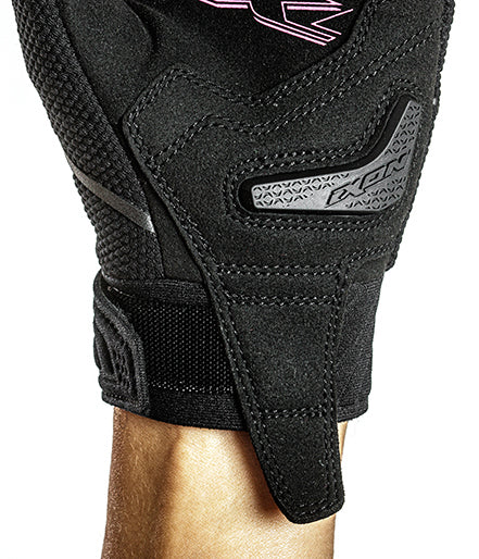 Guanti Moto Donna Estivi Ixon HURRICANE 2 L Nero Fucsia