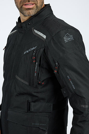 Giacca Ixon Midgard nero grigio giallo fluo