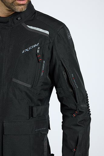 Giacca Ixon Midgard nero grigio giallo fluo