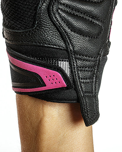 Guanti Moto Donna Estivi Ixon MIG 2 AIRFLOW LADY Nero Fucsia