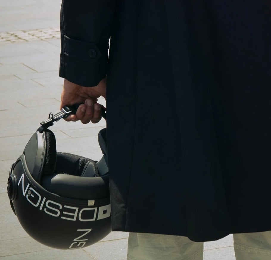 Casco Momo Design jet FGTR CLASSIC Candy E2206 Grigio Ottanio-Bianco