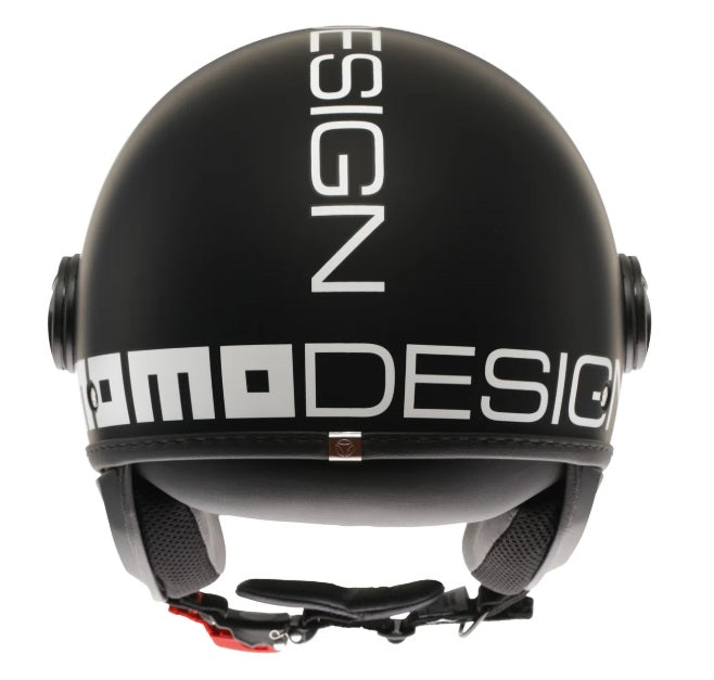 Casco Momo Design jet FGTR CLASSIC E2206 Black-White